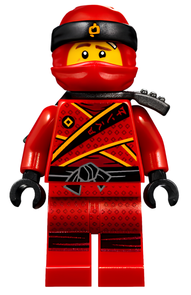 Минифигурка Lego Ninjago Kai - Sons of Garmadon, Ninjago Logogram Letter H on Head Wrap njo391 U